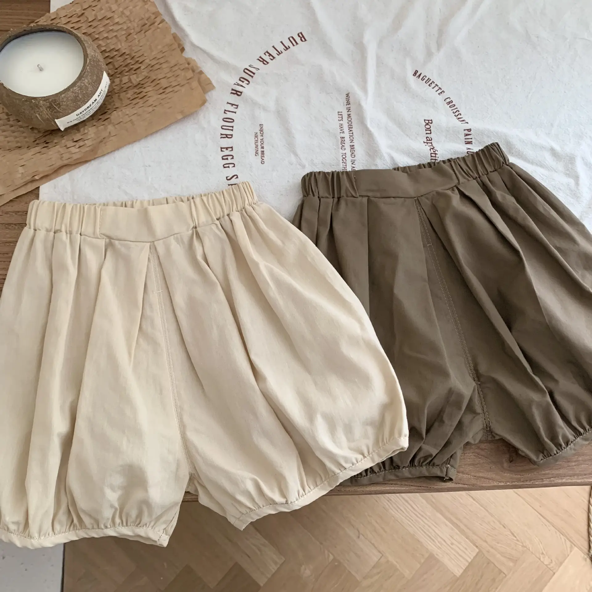 Boys Cotton Shorts Cartoon Print Summer Casual Pants