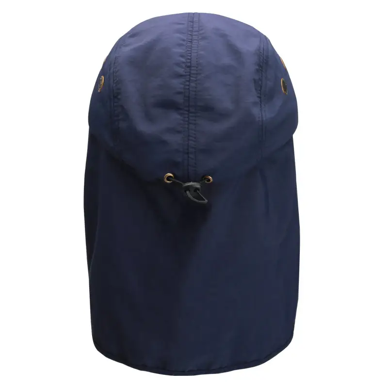 Men's Grey Detachable Neck Sunscreen Cap Spring Summer - Image 5