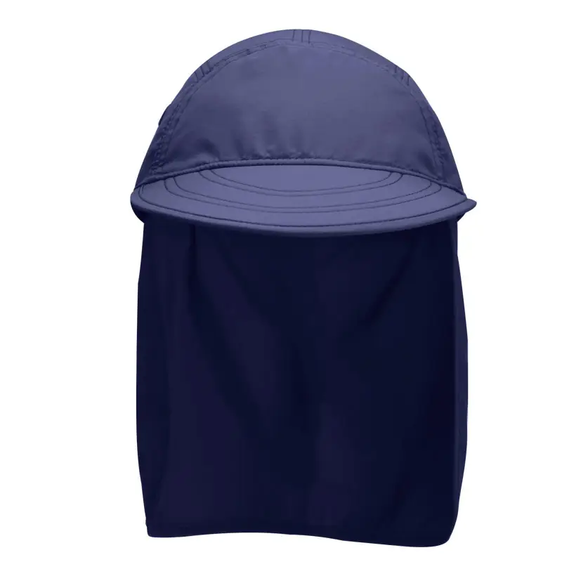 Men's Grey Detachable Neck Sunscreen Cap Spring Summer - Image 7