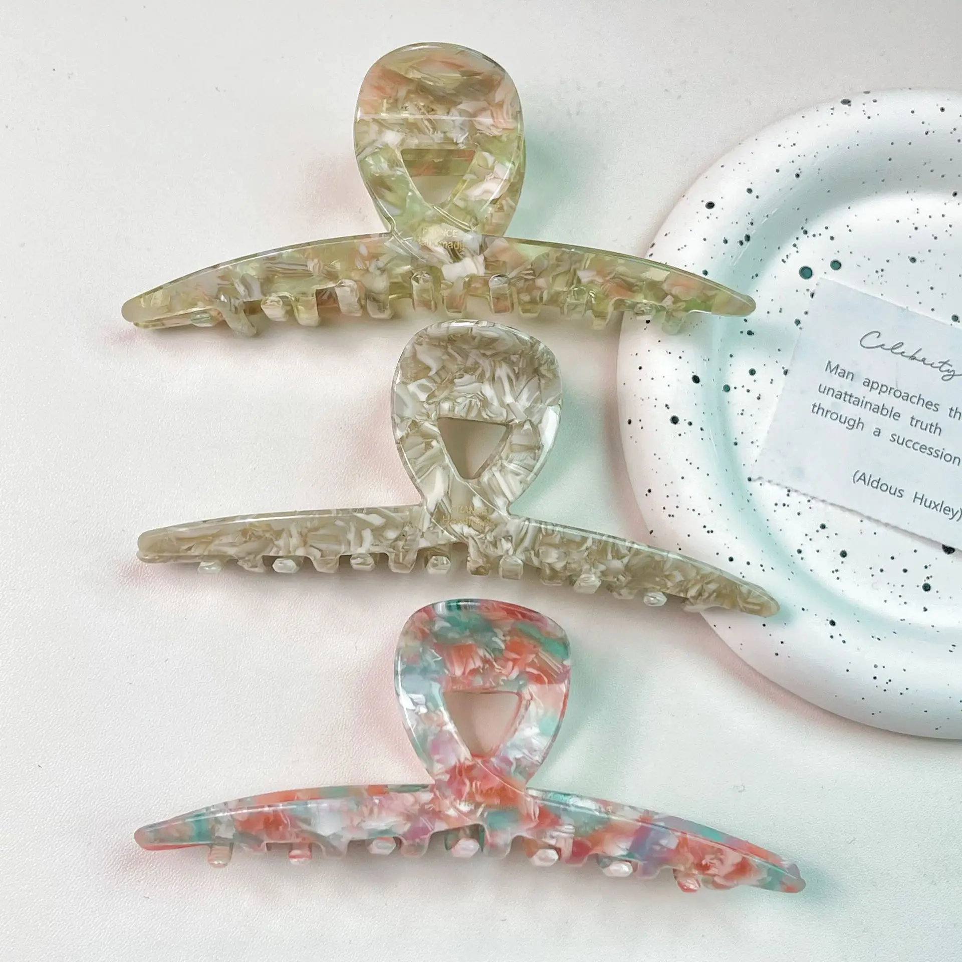 Korean Oversized Hair Clip 13cm Acetic Acid Grab