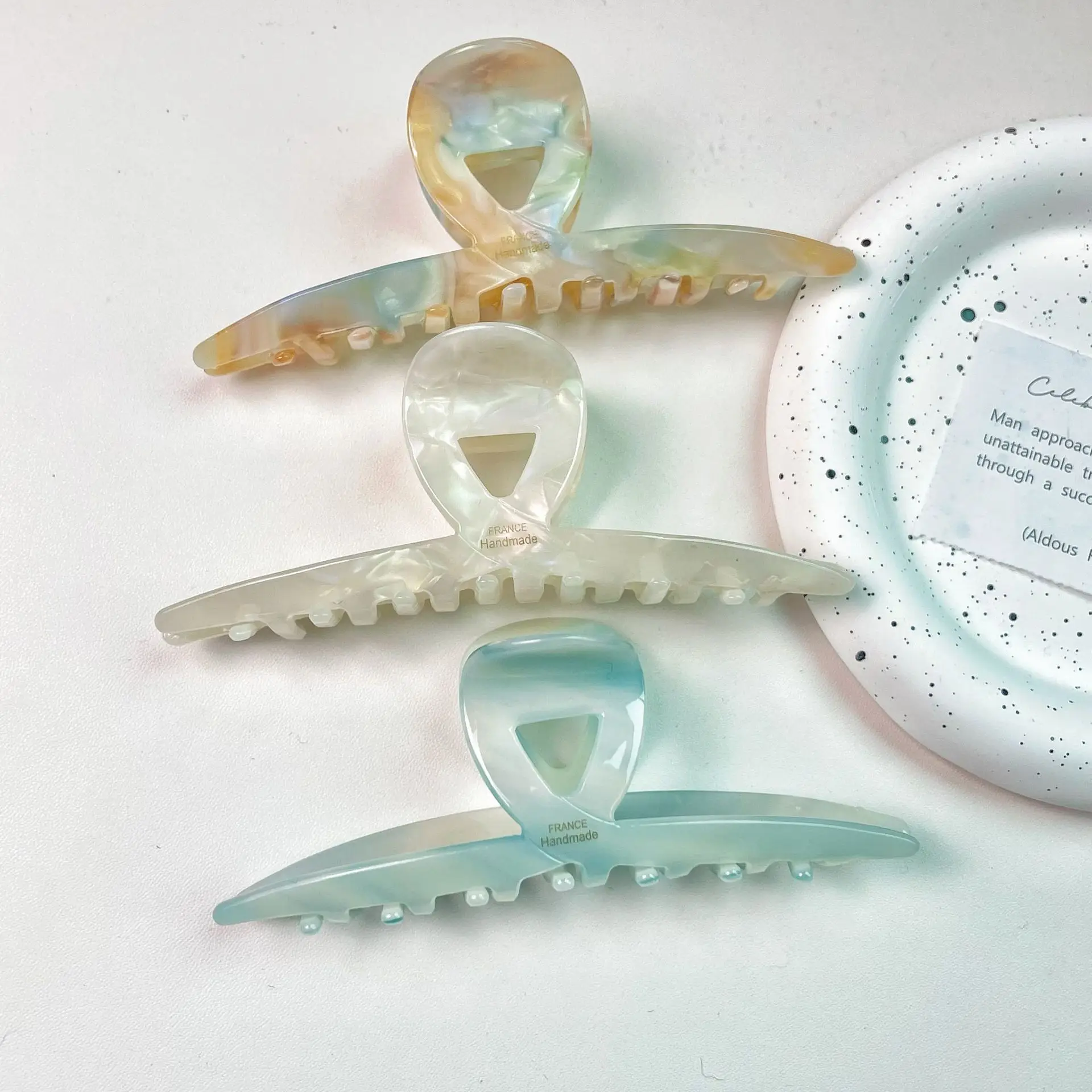 Korean Oversized Hair Clip 13cm Acetic Acid Grab — feature 7