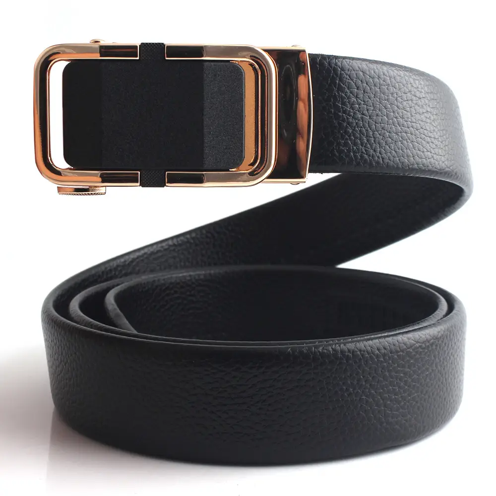 Hongsheng Leather Belt with Automatic Buckle Edge - Image 5
