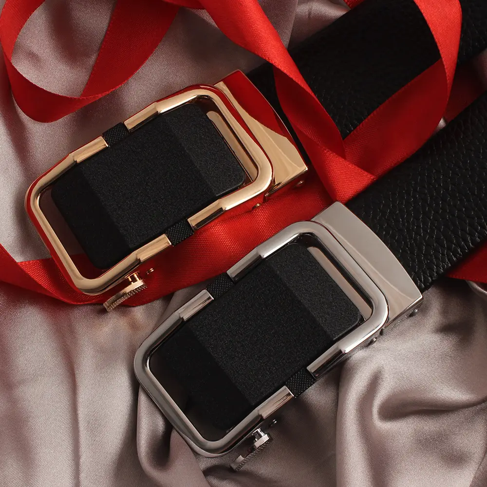 Hongsheng Leather Belt with Automatic Buckle Edge β feature 3