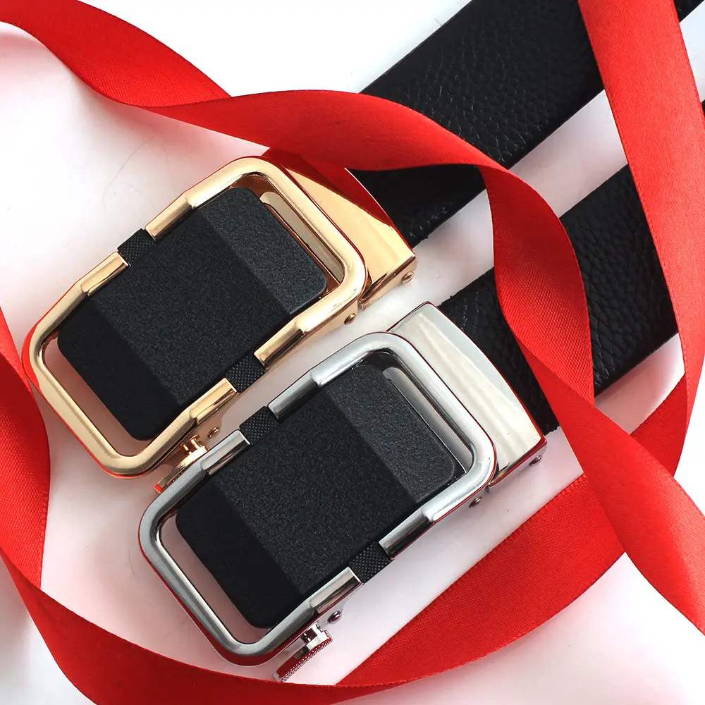 Hongsheng Leather Belt with Automatic Buckle Edge β feature 5