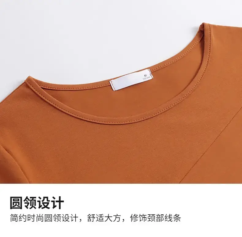 Women Pink V-Neck T-Shirt 2023 Summer Loose Fit — feature 32