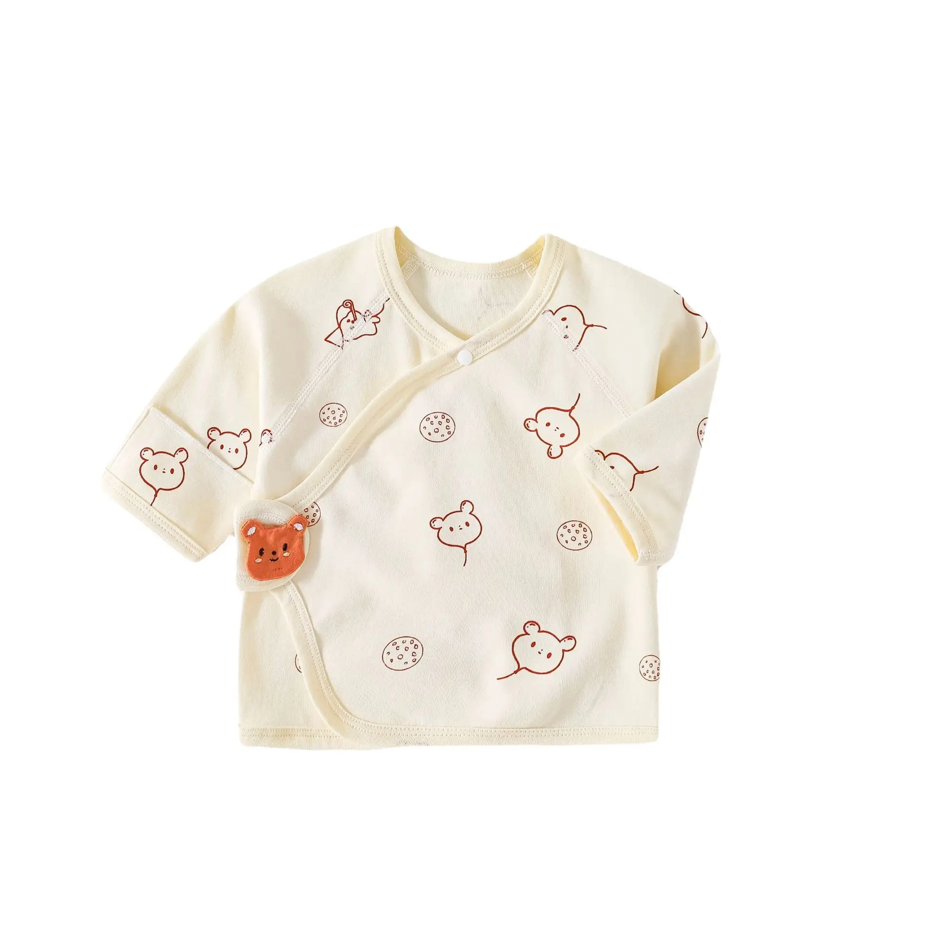 Newborn Half Back Pajamas Boneless Cotton Spring Summer Autumn - Image 18