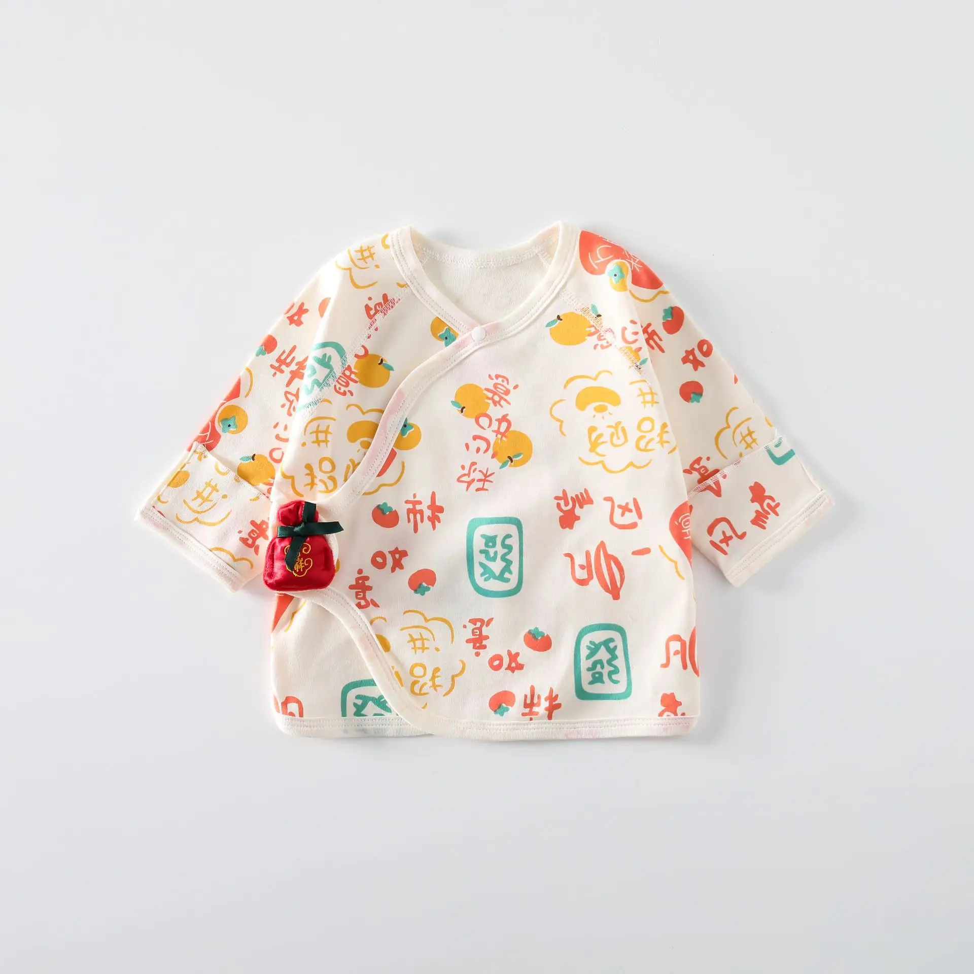Newborn Half Back Pajamas Boneless Cotton Spring Summer Autumn - Image 11