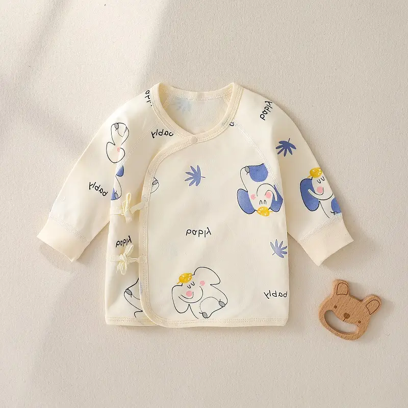 Newborn Half Back Pajamas Boneless Cotton Spring Summer Autumn - Image 4
