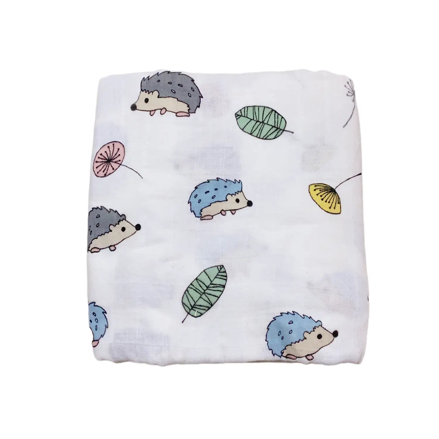 Baby Swaddle Blanket Bamboo Cotton Double Layer Floral - Image 15