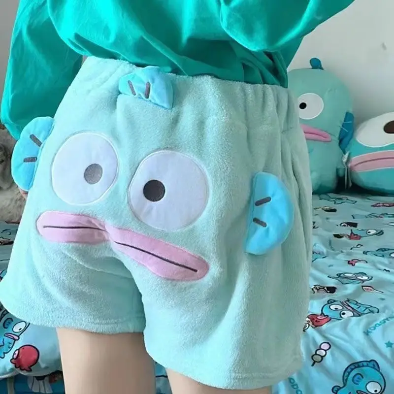 2023 Cute Ugly Fish Embroidered Shorts for Kids