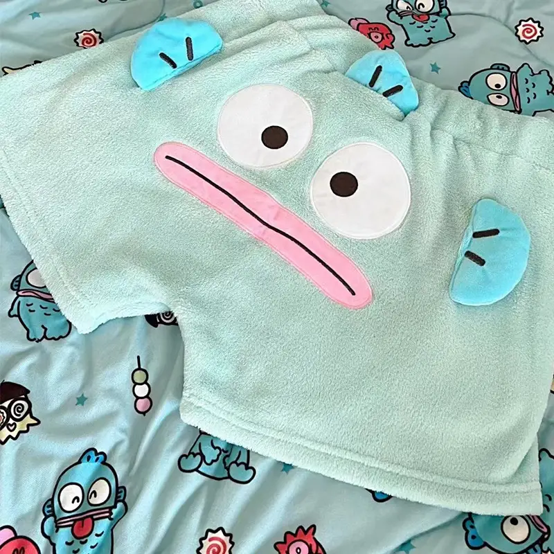 2023 Cute Ugly Fish Embroidered Shorts for Kids