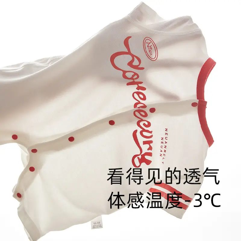 Baby Jumpsuit White Red Embroidered Summer Outfit - Image 5