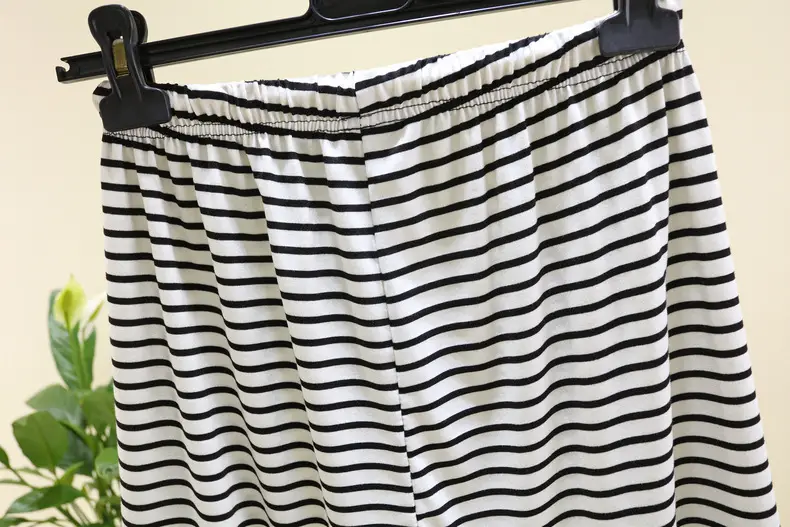 Women Striped Drawstring Shorts Summer Casual Wear — feature 12