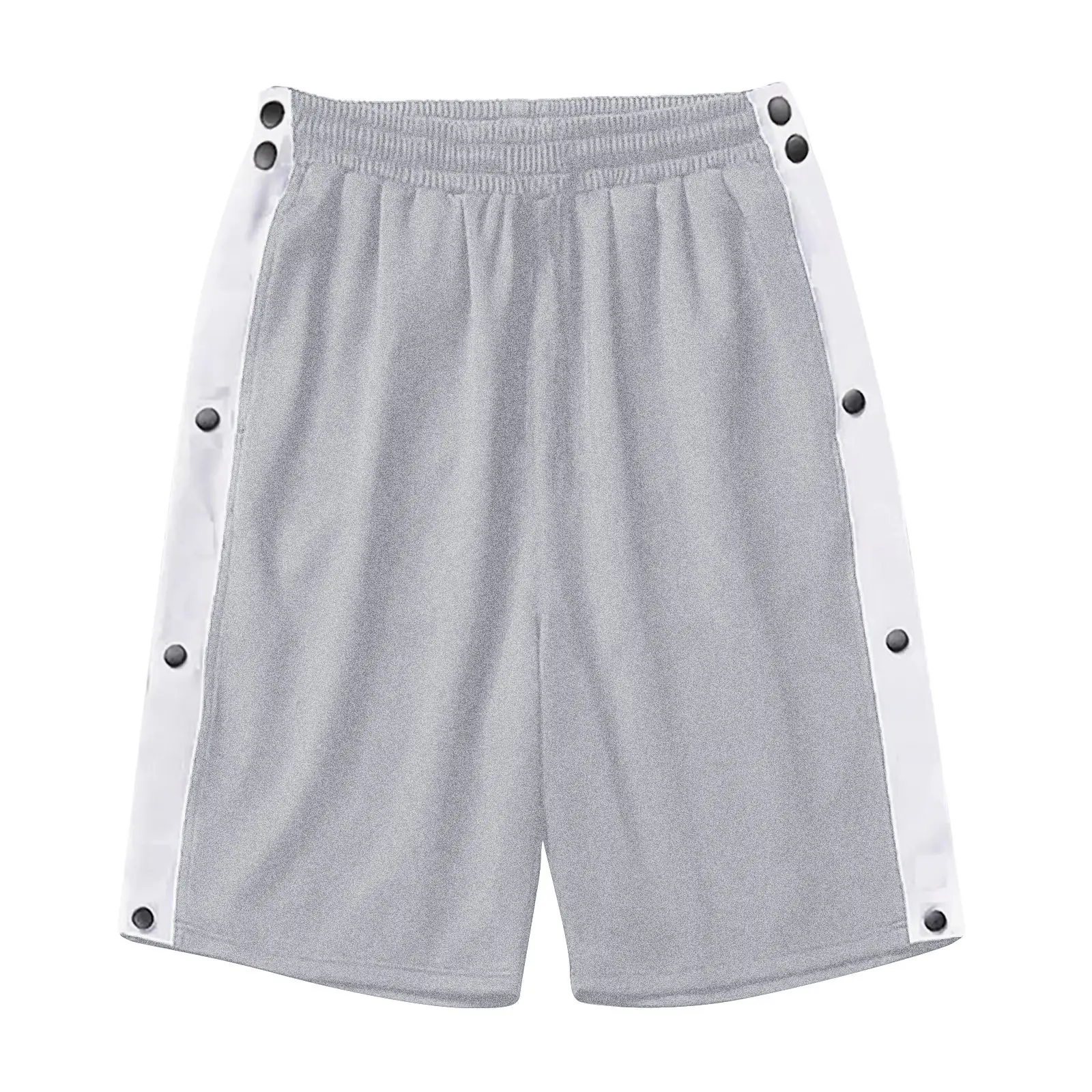 Men's Black Full Breasted Shorts Basketball Training Pants — feature 12
