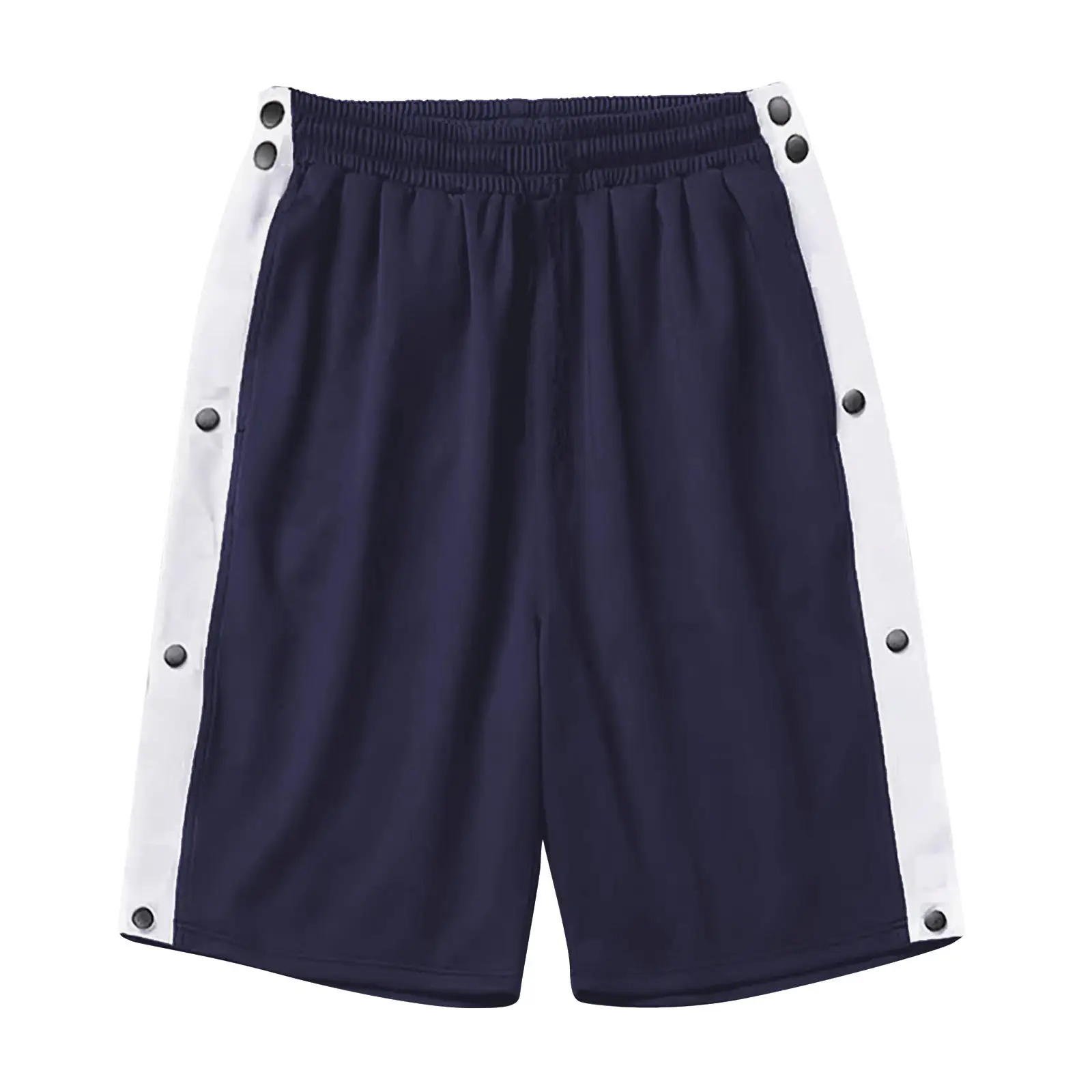 Men's Black Full Breasted Shorts Basketball Training Pants — feature 9