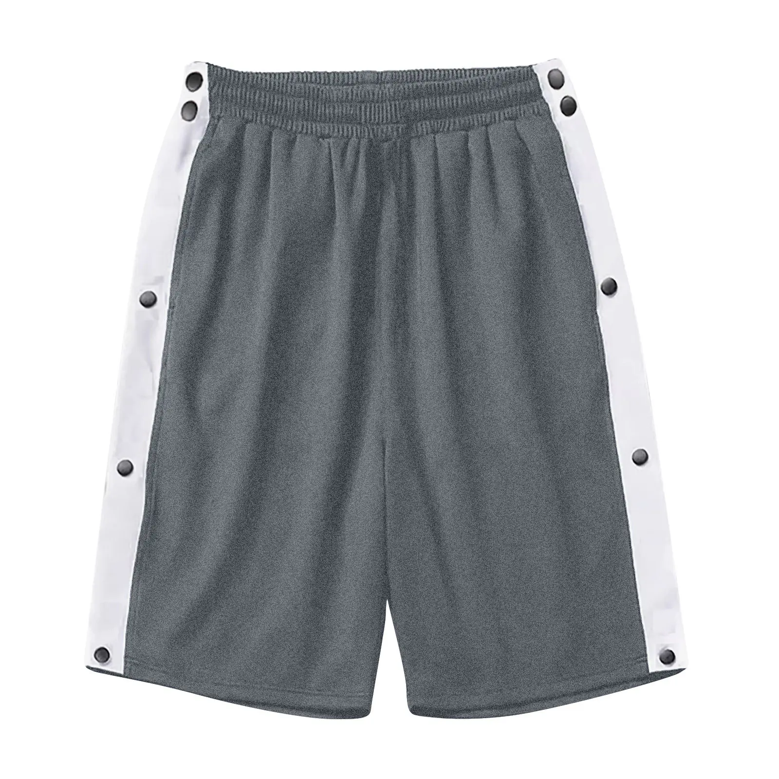 Men's Black Full Breasted Shorts Basketball Training Pants - Image 2