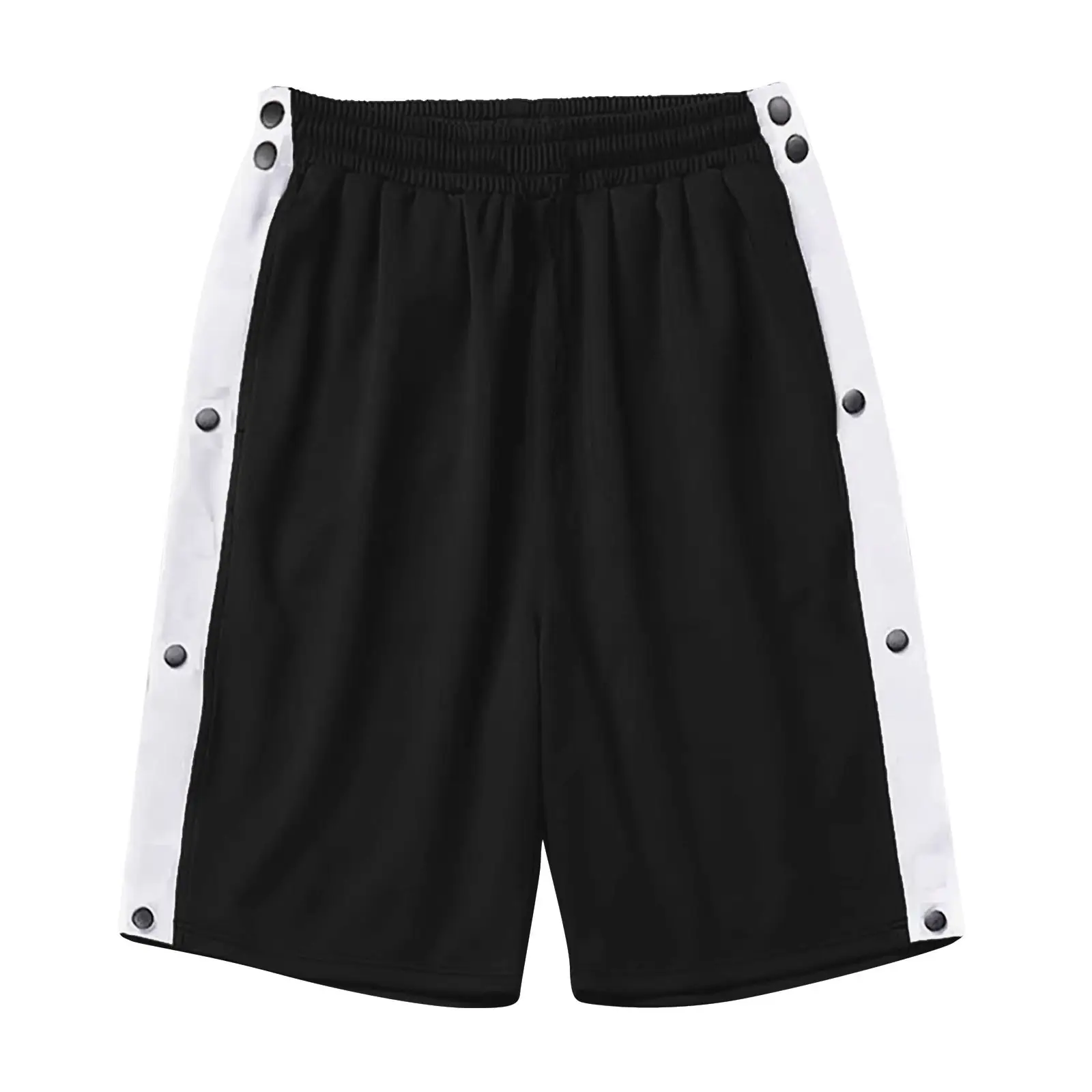 Men's Black Full Breasted Shorts Basketball Training Pants - Image 3