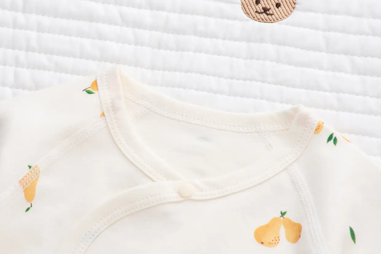 Newborn Backless Baby Shirt Monks Style Pure Cotton — feature 23
