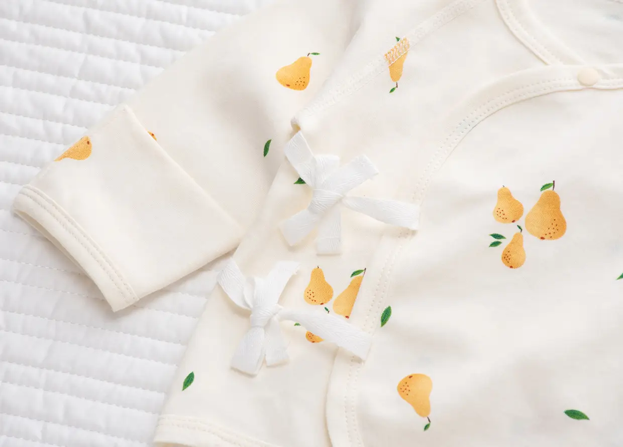 Newborn Backless Baby Shirt Monks Style Pure Cotton — feature 24