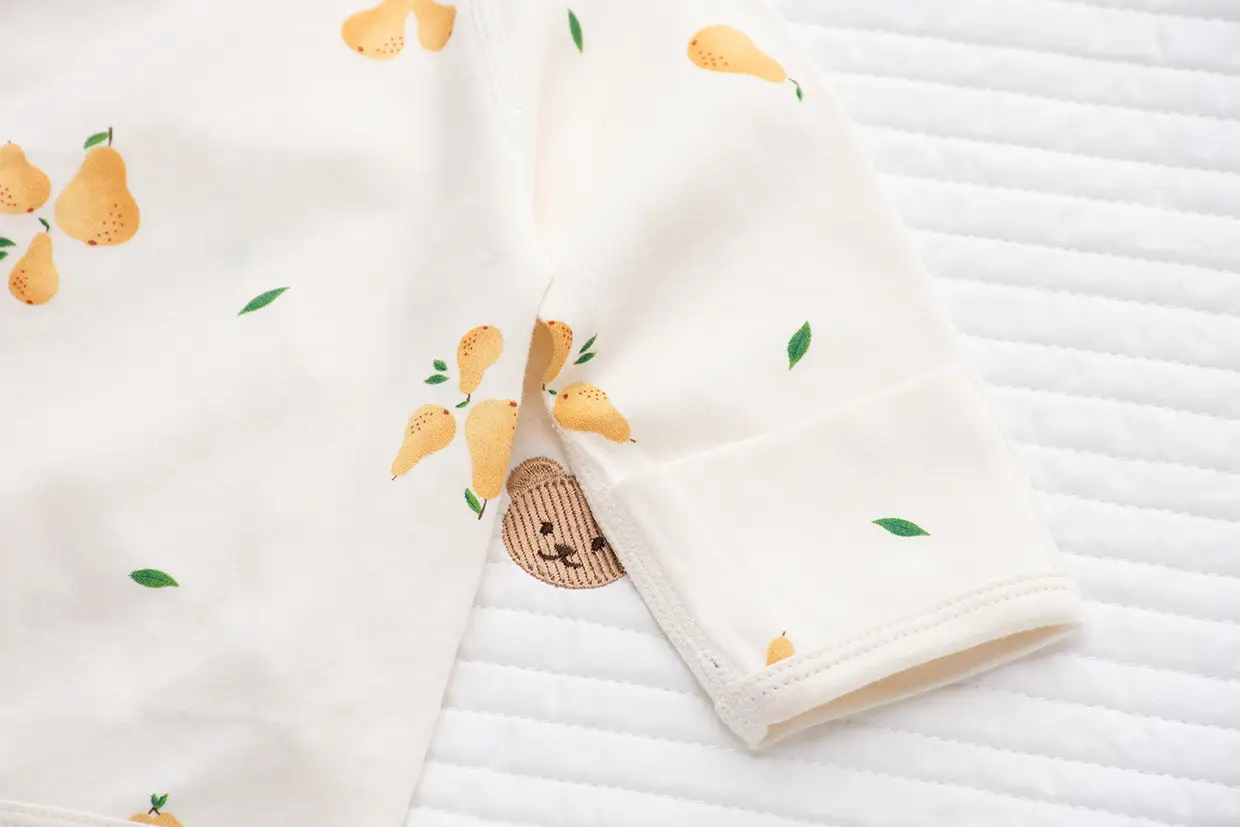 Newborn Backless Baby Shirt Monks Style Pure Cotton — feature 25