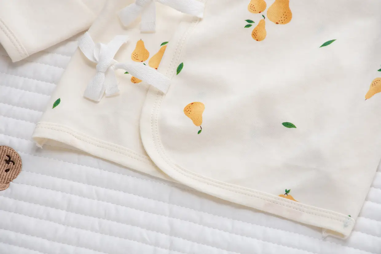 Newborn Backless Baby Shirt Monks Style Pure Cotton — feature 26
