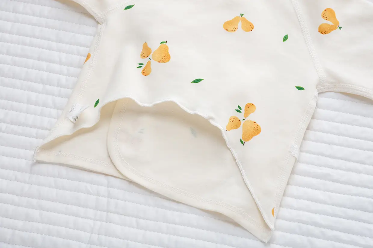 Newborn Backless Baby Shirt Monks Style Pure Cotton — feature 27