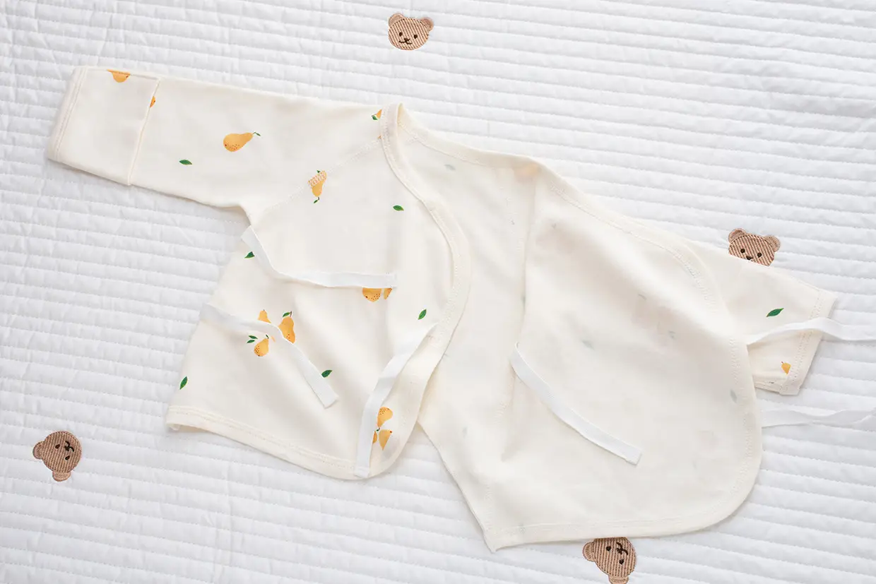 Newborn Backless Baby Shirt Monks Style Pure Cotton — feature 28