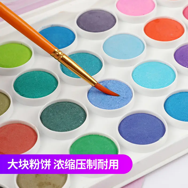 Wholesale 28 Colors 36 Colors Solid Watercolor Transparent Solid Watercolor Set Kidsren's Painting Sketching Paint