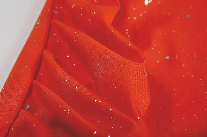 Bright Pink Off-Shoulder Diamond Strap Dress for Women — feature 34