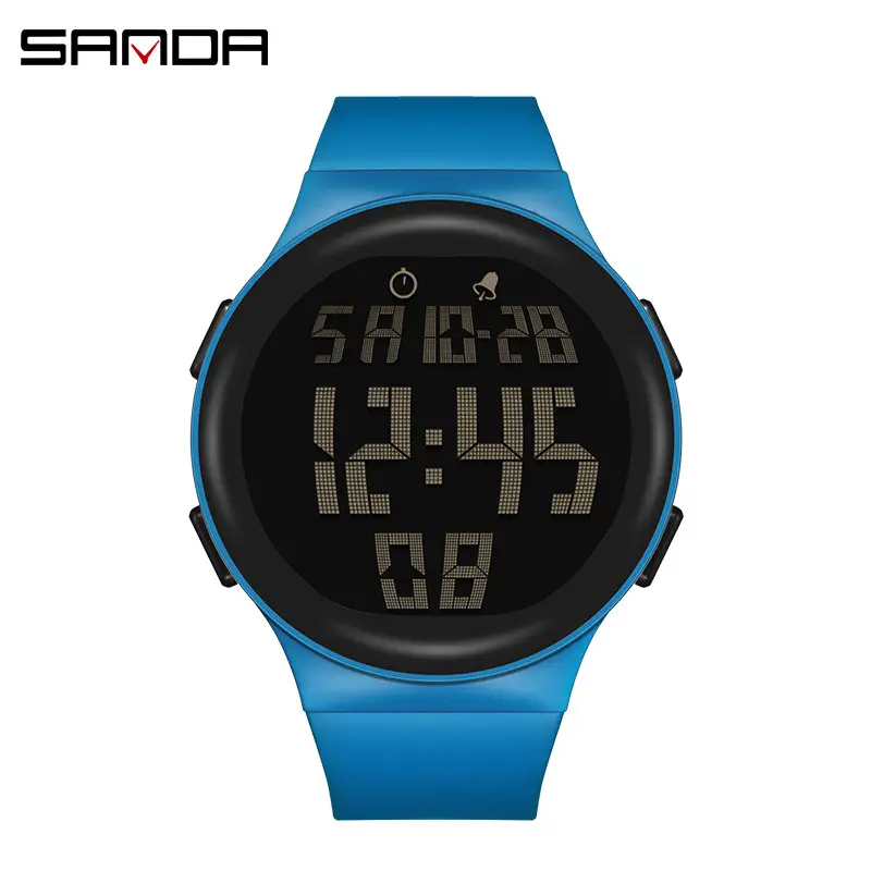 Sanda Digital Watch Multi-Functional Alarm Clock for Men Women