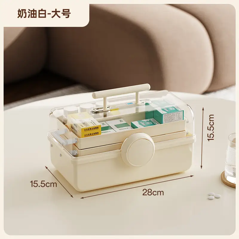Rose Gold Cosmetic Storage Box with Brush & Lipstick Storage - Image 2