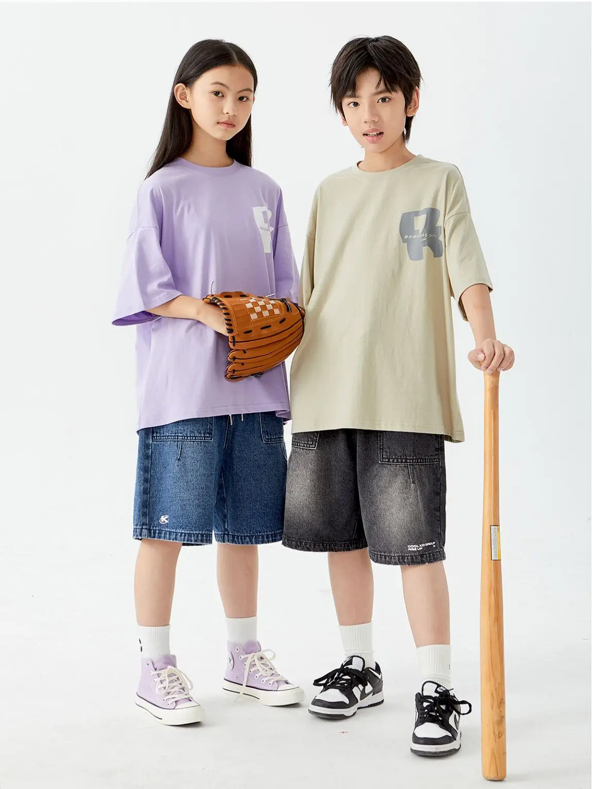 DK Kids Pure Cotton T-Shirt Beige Back Print - Image 7