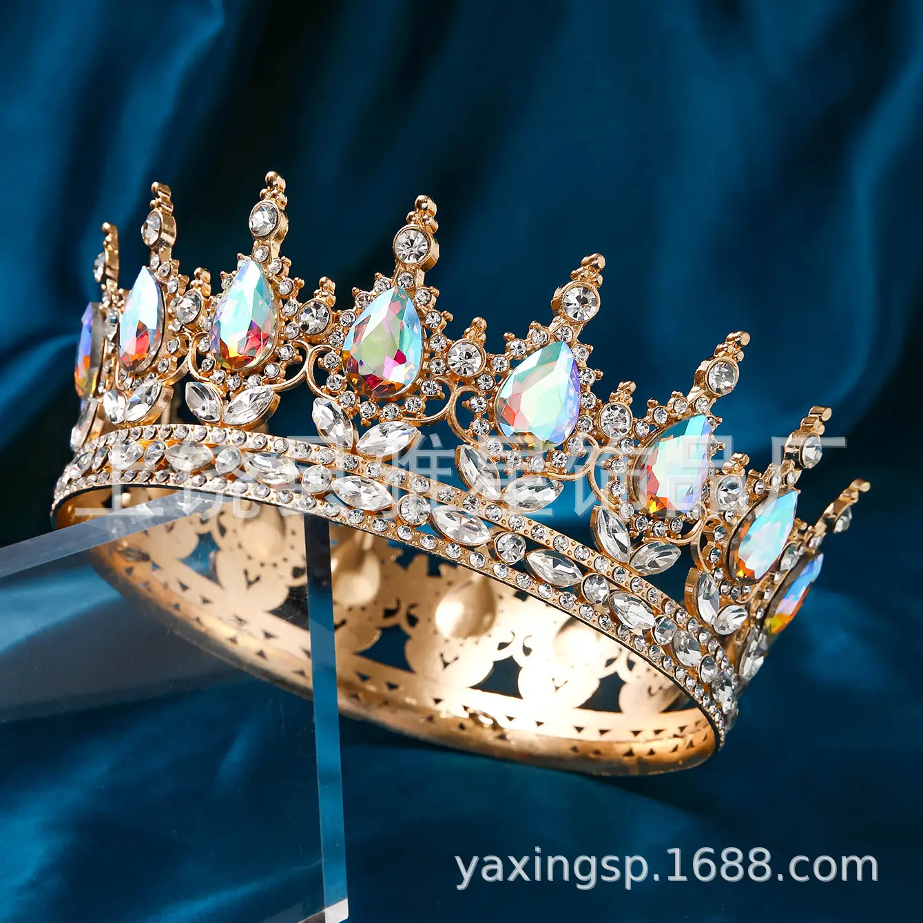 Luxury Rhinestone Crown for Bridal & Formal Wear - Image 21