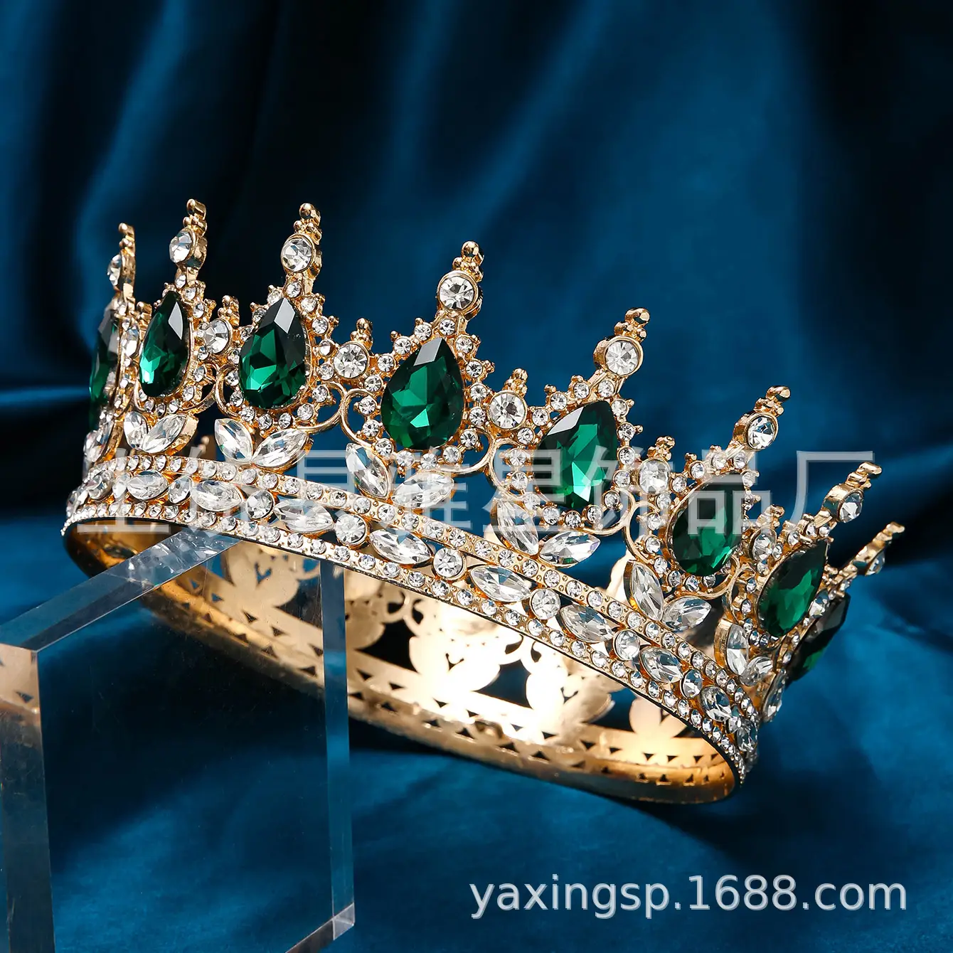 Luxury Rhinestone Crown for Bridal & Formal Wear - Image 22