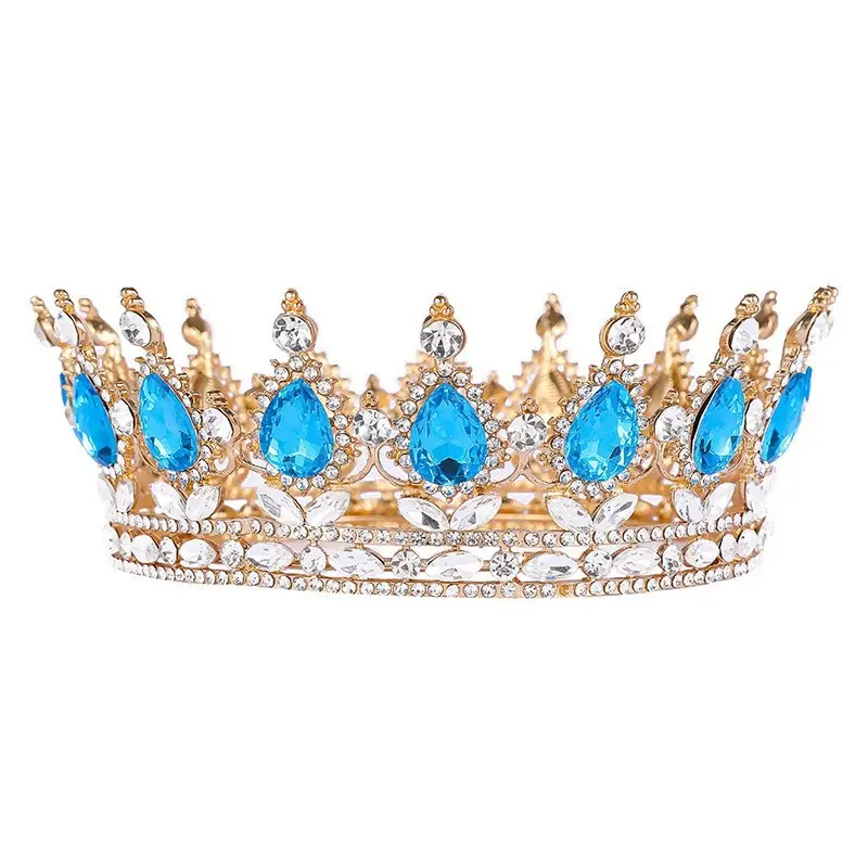 Luxury Rhinestone Crown for Bridal & Formal Wear - Image 24