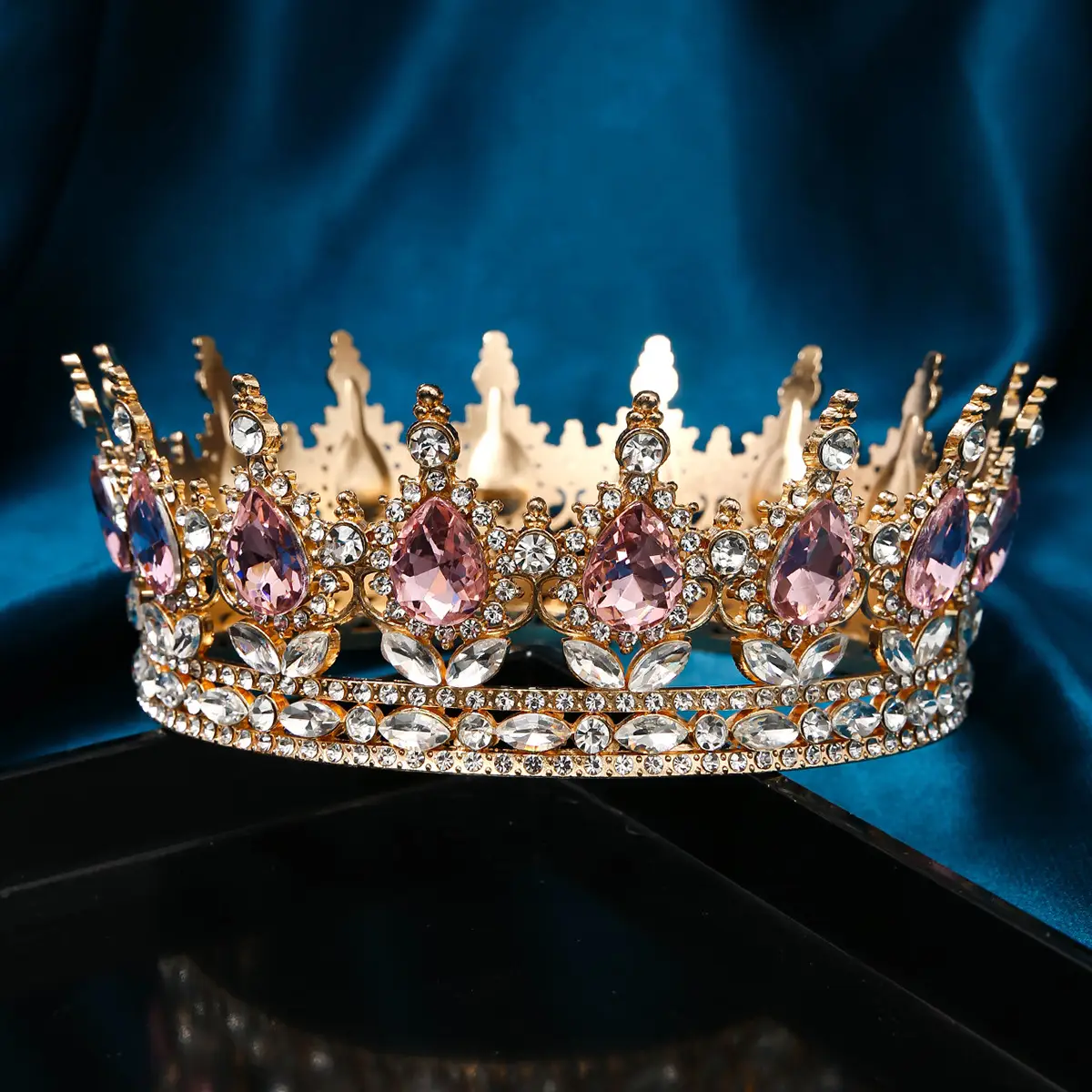 Luxury Rhinestone Crown for Bridal & Formal Wear — feature 16