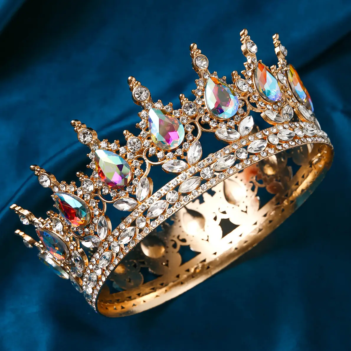 Luxury Rhinestone Crown for Bridal & Formal Wear — feature 20