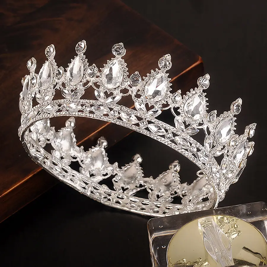 Luxury Rhinestone Crown for Bridal & Formal Wear — feature 30