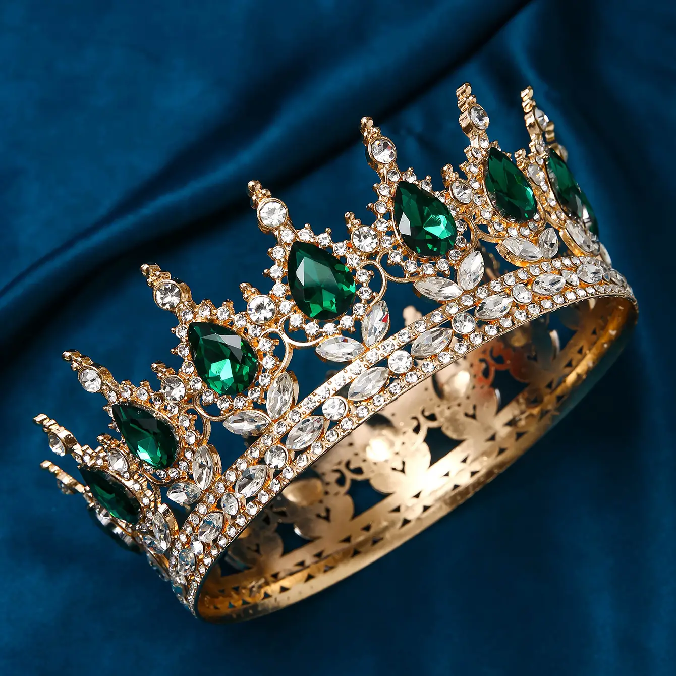 Luxury Rhinestone Crown for Bridal & Formal Wear — feature 8