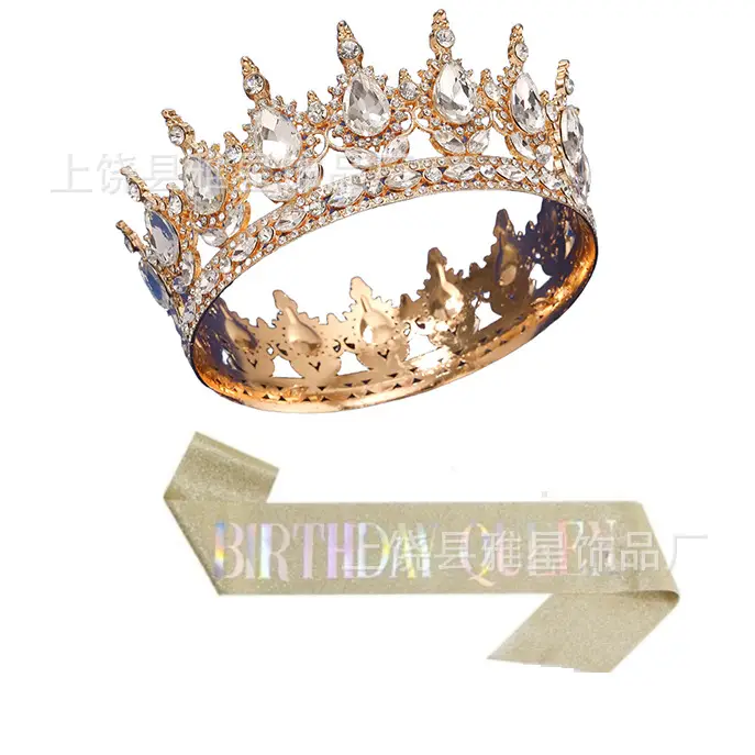 Luxury Rhinestone Crown for Bridal & Formal Wear - Image 18