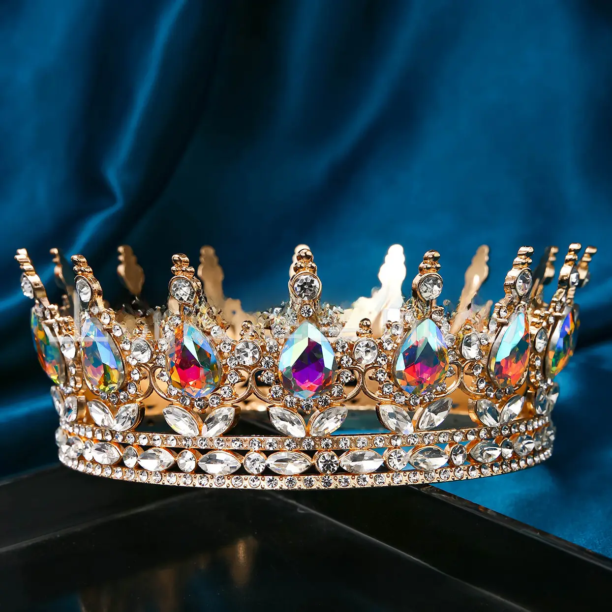 Luxury Rhinestone Crown for Bridal & Formal Wear - Image 12