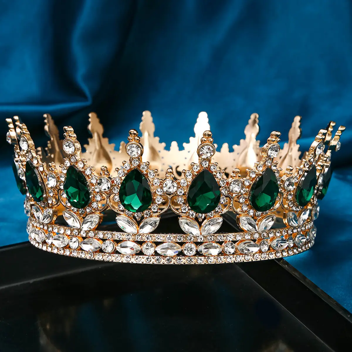 Luxury Rhinestone Crown for Bridal & Formal Wear - Image 6