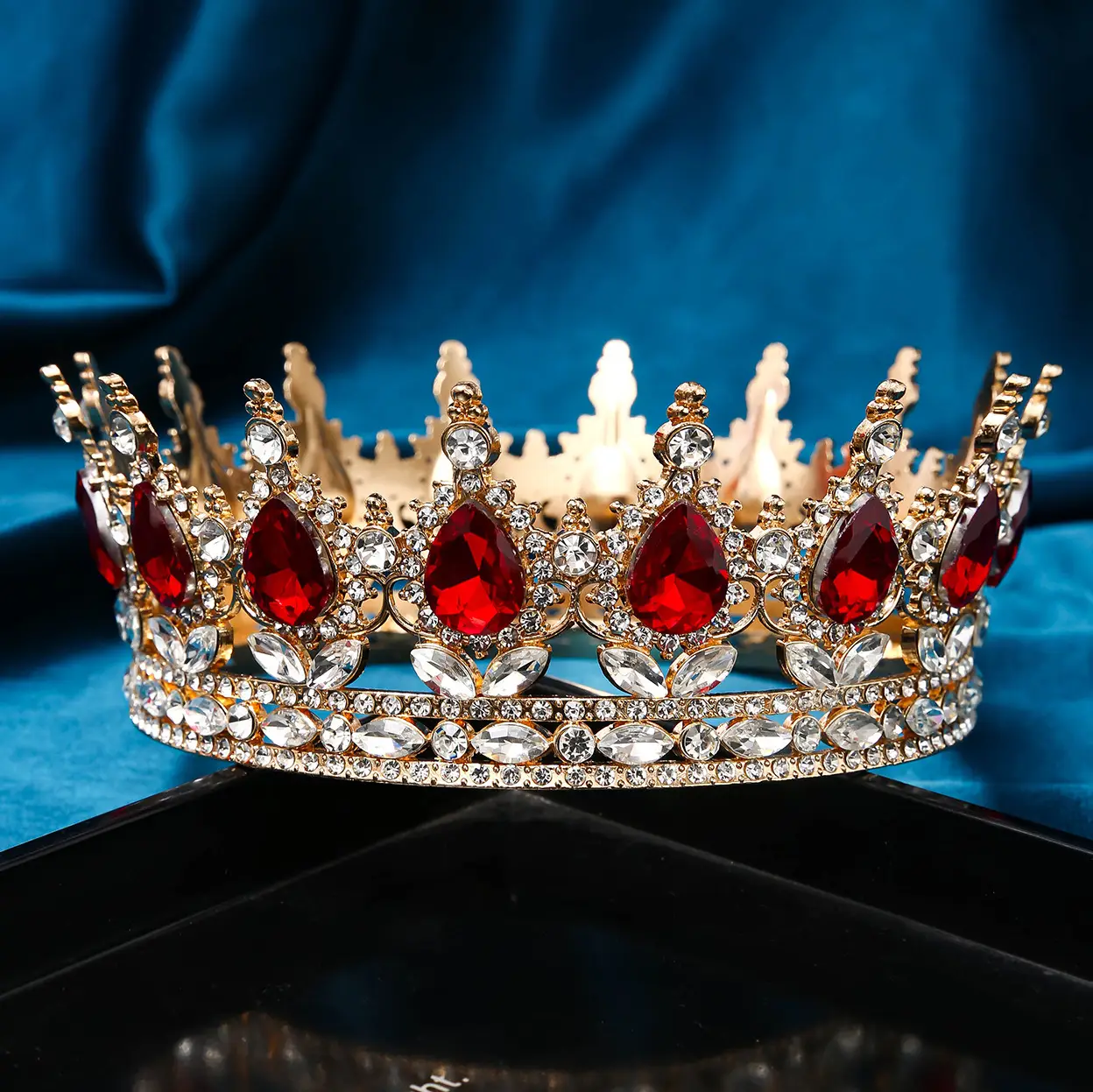 Luxury Rhinestone Crown for Bridal & Formal Wear - Image 8