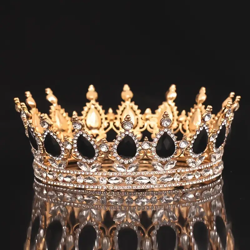 Luxury Rhinestone Crown for Bridal & Formal Wear - Image 9