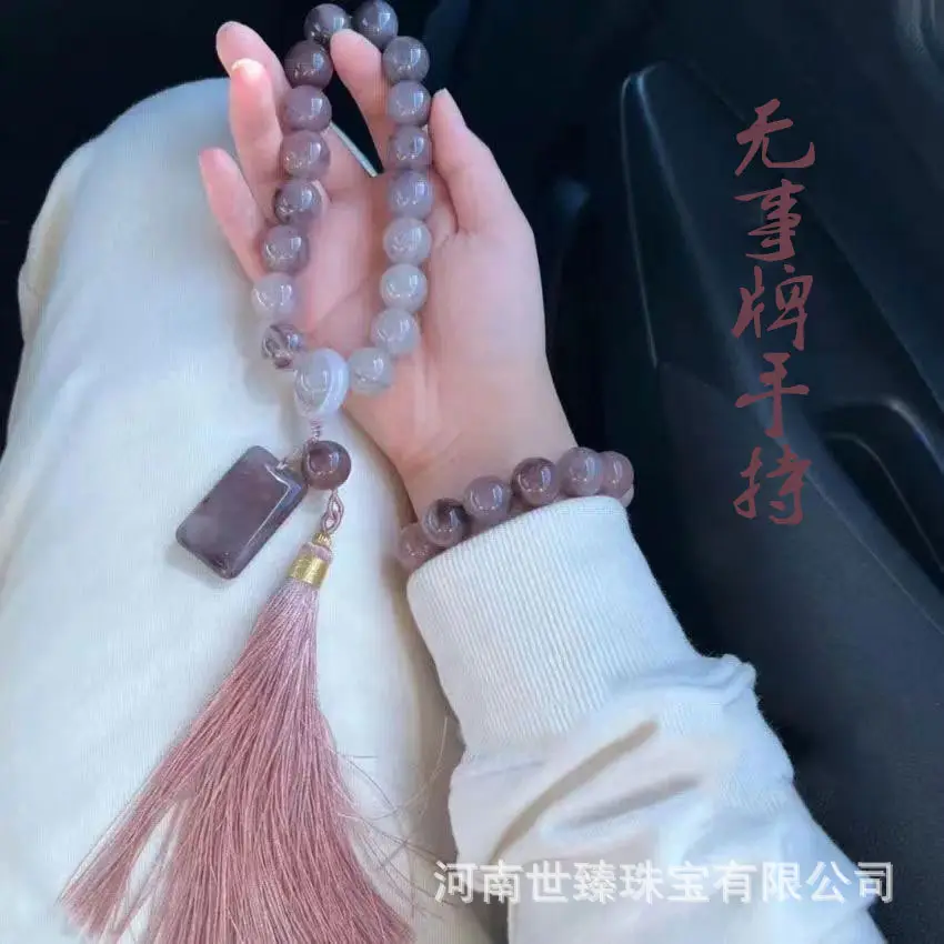 Gold Jade Violet Hand String Wine Stained Rose - Image 5