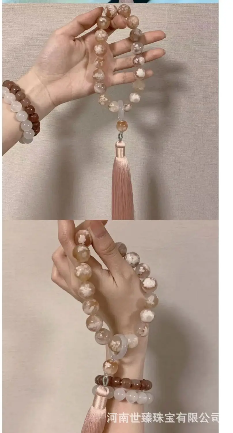 Gold Jade Violet Hand String Wine Stained Rose — feature 8