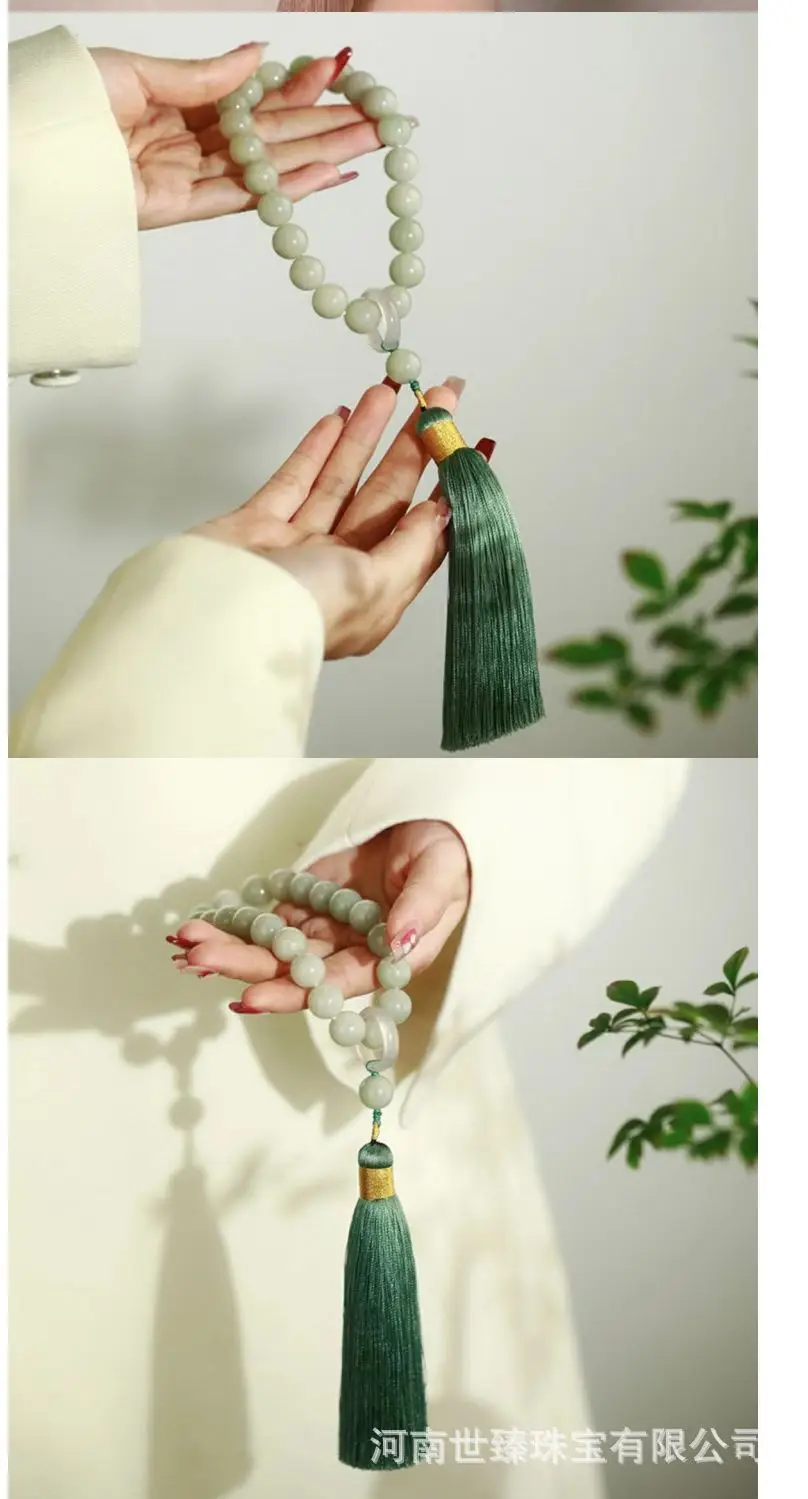 Gold Jade Violet Hand String Wine Stained Rose - Image 6