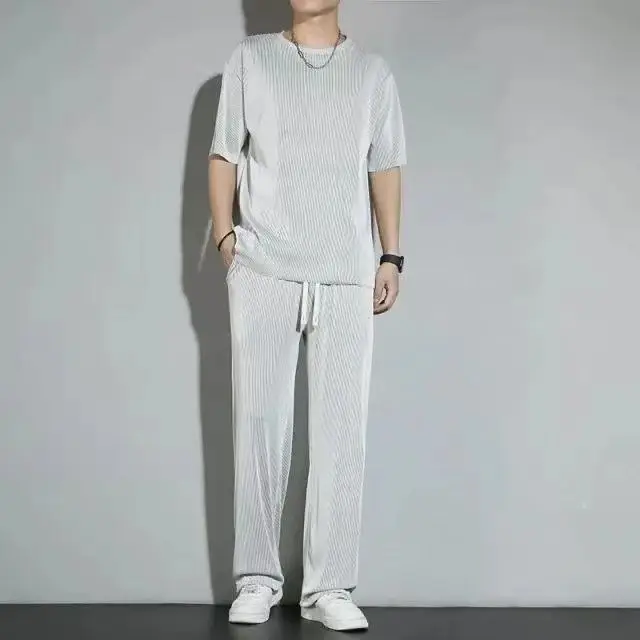 Men's Blue Casual Summer Sports Suit 2023 — feature 11