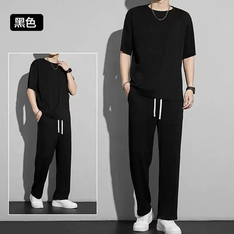 Men's Blue Casual Summer Sports Suit 2023 — feature 12