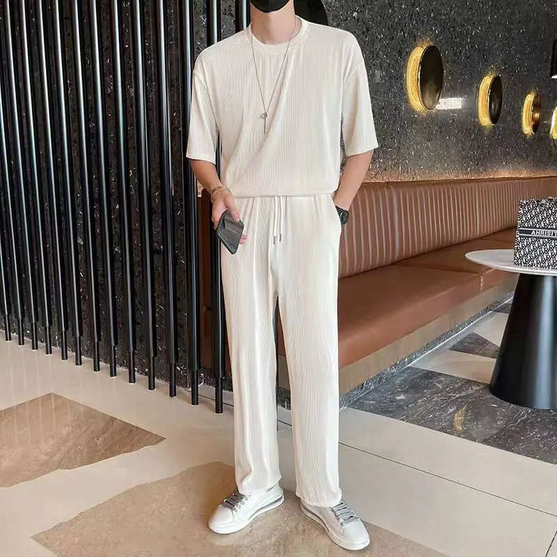 Men's Blue Casual Summer Sports Suit 2023 — feature 15